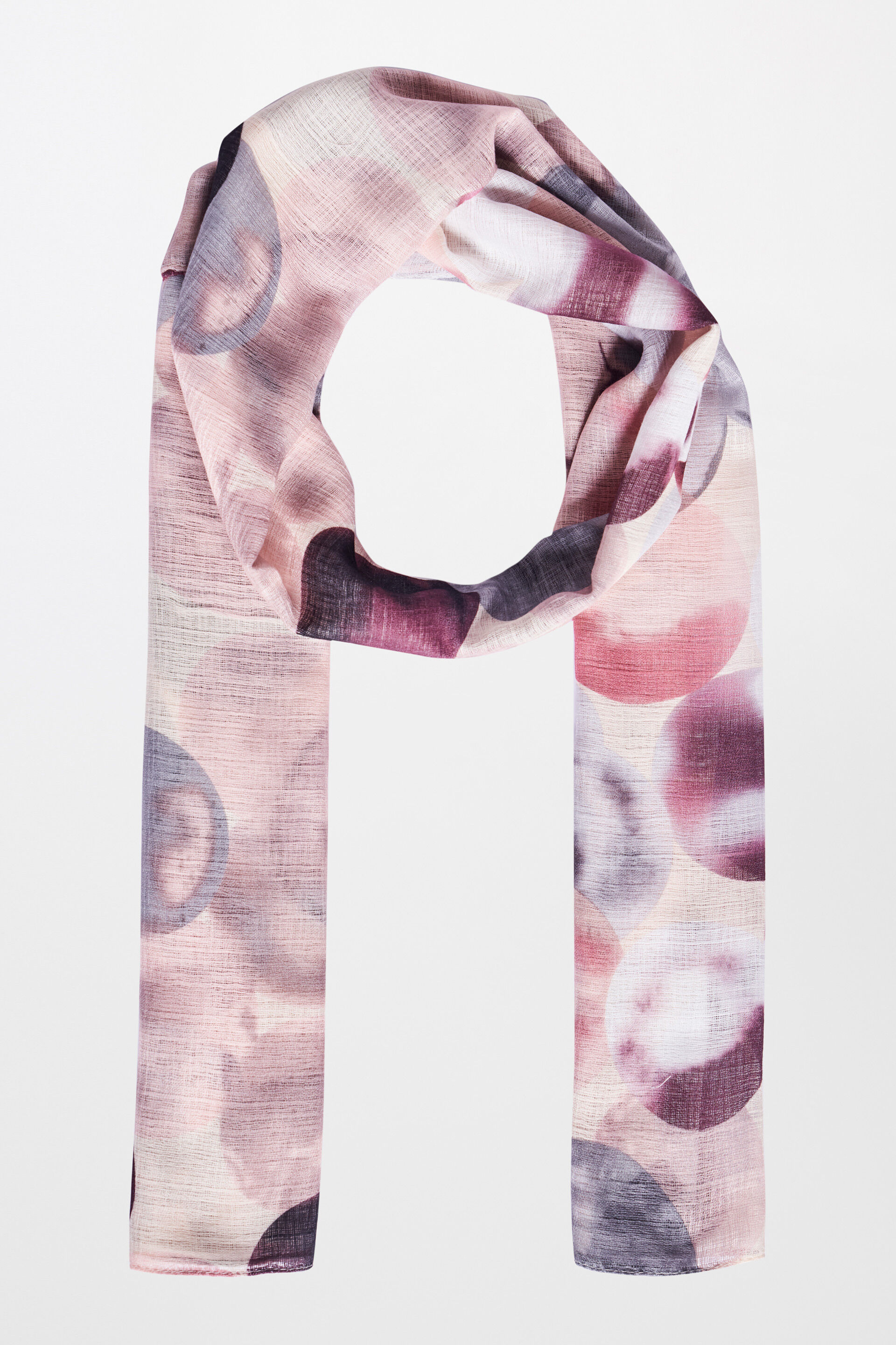 Multi Print Viscose Scarve, , image 1